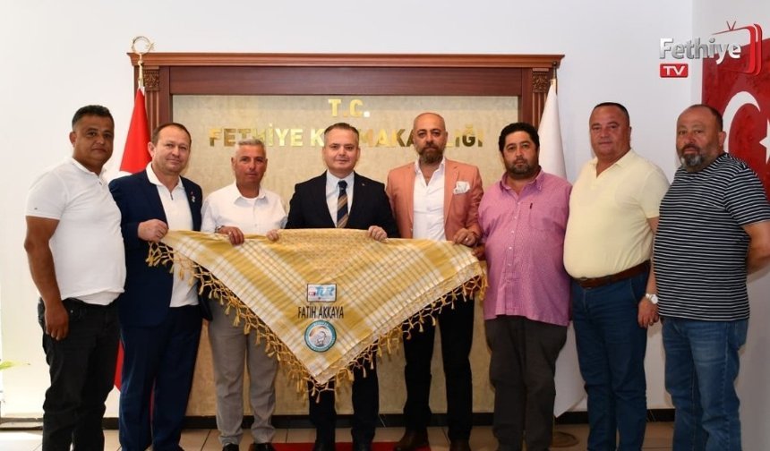 Beşkaza Platformu’ndan Kaymakam Akkaya’ya Ziyaret