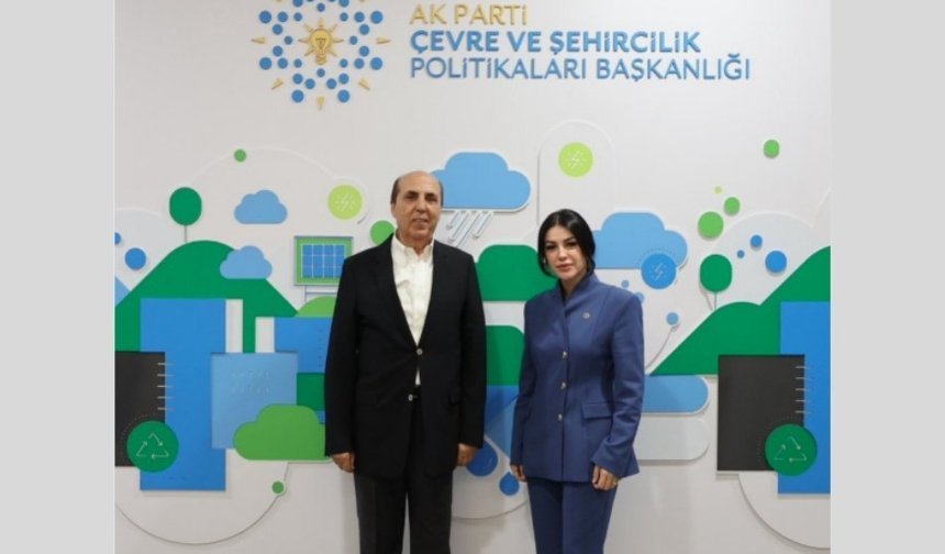 Aydın Ayaydın'dan Nilhan Ayan'a tebrik ziyareti