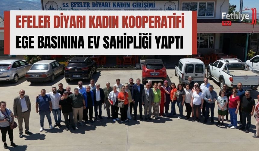 Efeler Diyarı Kadın Kooperatifi, Ege Basınına Ev Sahipliği Yaptı