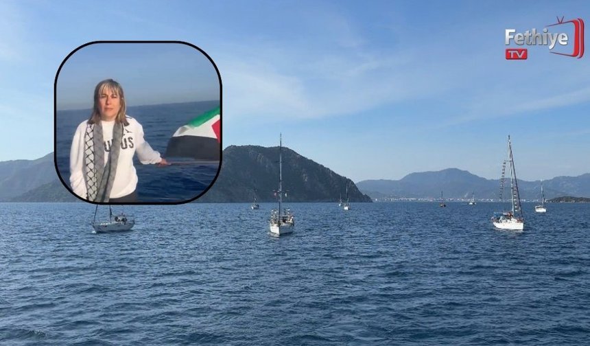 Marmaris'ten Sumud Filosu'na Destek İçin 10 Tekne Akdeniz'e Açıldı