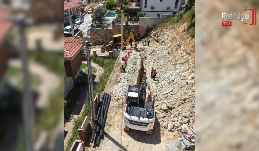 MUSKİ’den Gökova’da Kanalizasyon Ana Şebeke Hattı Yapımı