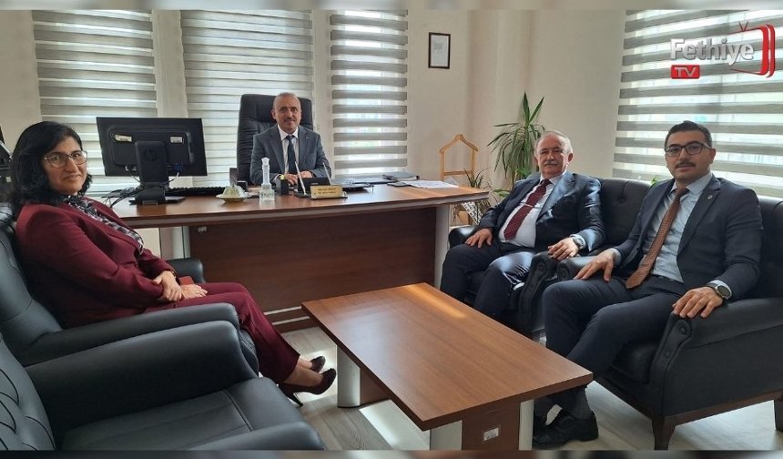 Seydikemer İlçe Milli Eğitim Müdürü Şumur’dan Nüfus Müdürü Okulu’ya Ziyaret