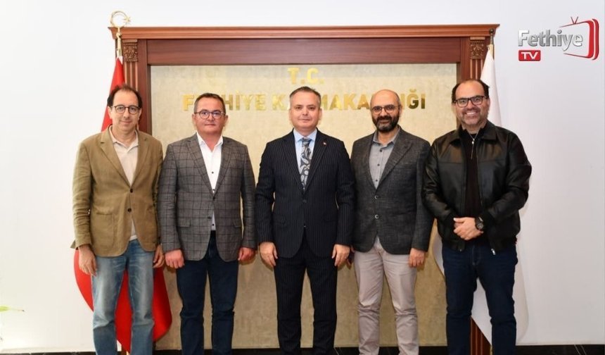 Likya İş İnsanları Derneği’nden Kaymakam Akkaya’ya Ziyaret