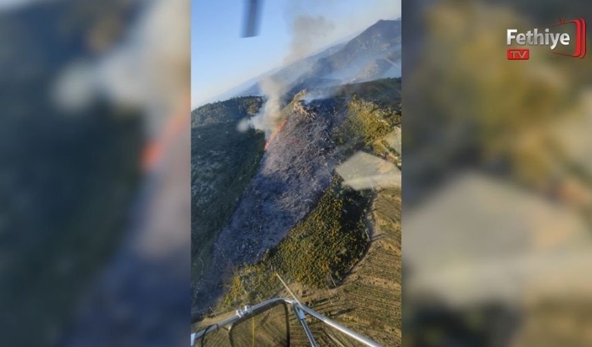 Marmaris'teki Orman Yangını Kontrol Altına Alındı