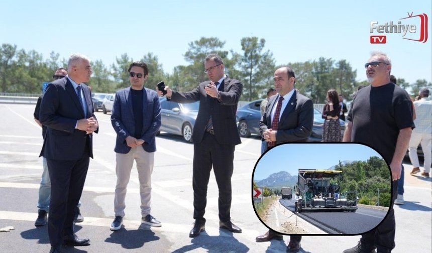 Seydikemer’de Karayolu Yatırımları Yerinde İncelendi