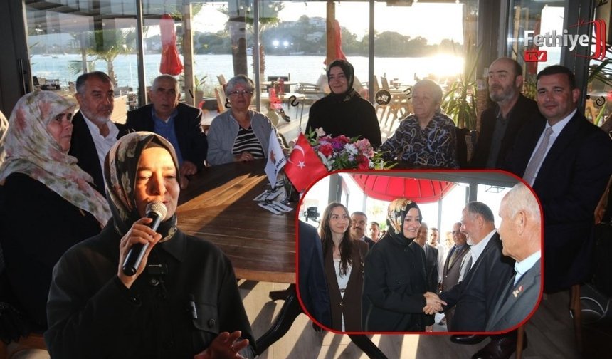Fatma Betül Sayan Kaya, Fethiye'de Şehit Aileleri Ve Gazilerle Bir Araya Geldi