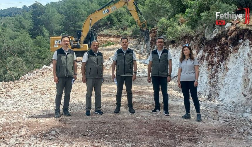 Ölüdeniz Trafiğine Nefes Olacak Alternatif Yol Çalışması Sürüyor