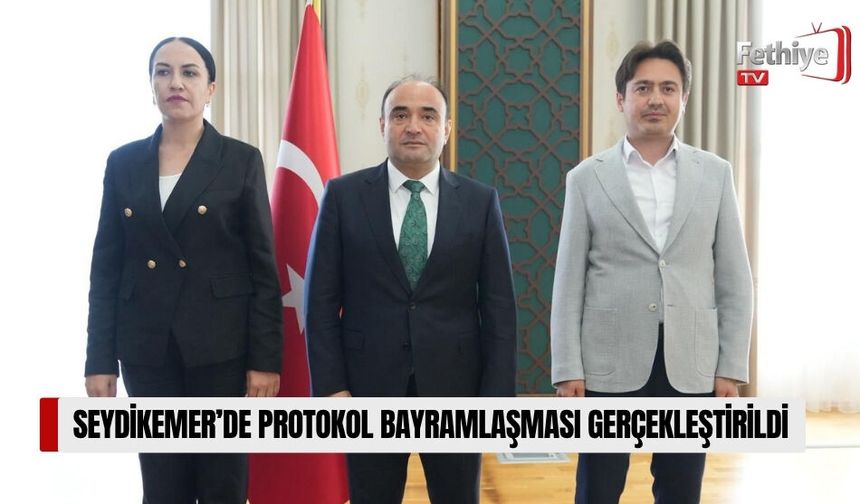 Seydikemer’de Protokol Bayramlaşması Gerçekleştirildi