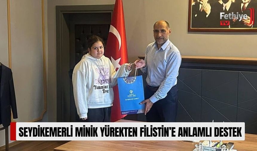 Seydikemerli Minik Yürekten Filistin’e Anlamlı Destek