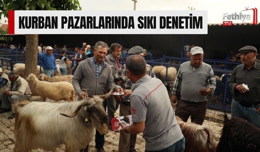 Kurban Pazarlarında Sıkı Denetim
