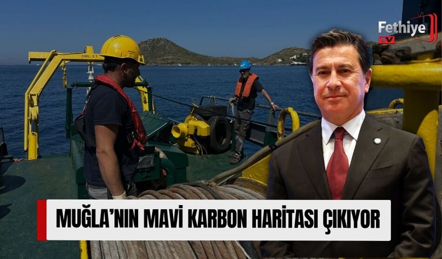 Muğla’nın Mavi Karbon Haritası Çıkıyor