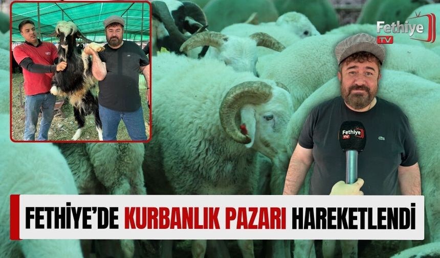 Fethiye’de Kurbanlık Pazarı Hareketlendi