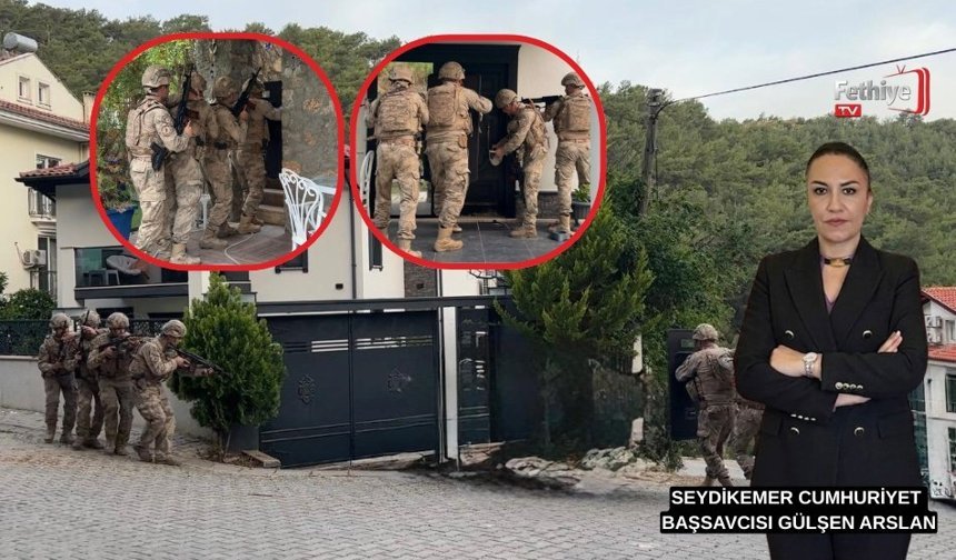 Seydikemer Merkezli “Daltonlar” Operasyonu: 12 Şüpheli Yakalandı