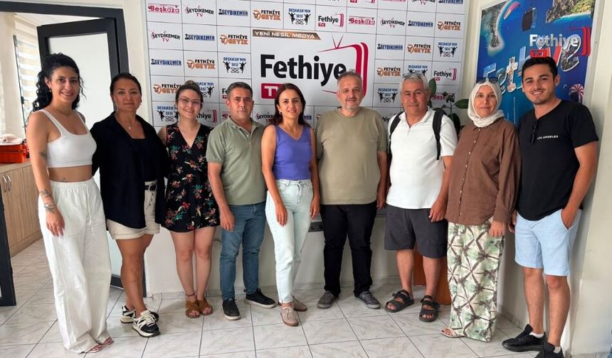 Fethiye Haber Bülteni’nden Fethiye TV’ye Hayırlı Olsun Ziyareti