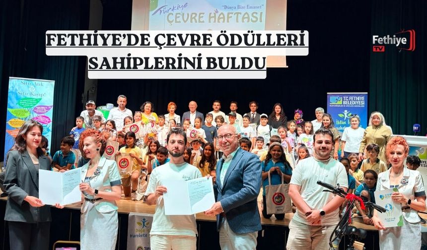 Fethiye’de Çevre Ödülleri Sahiplerini Buldu