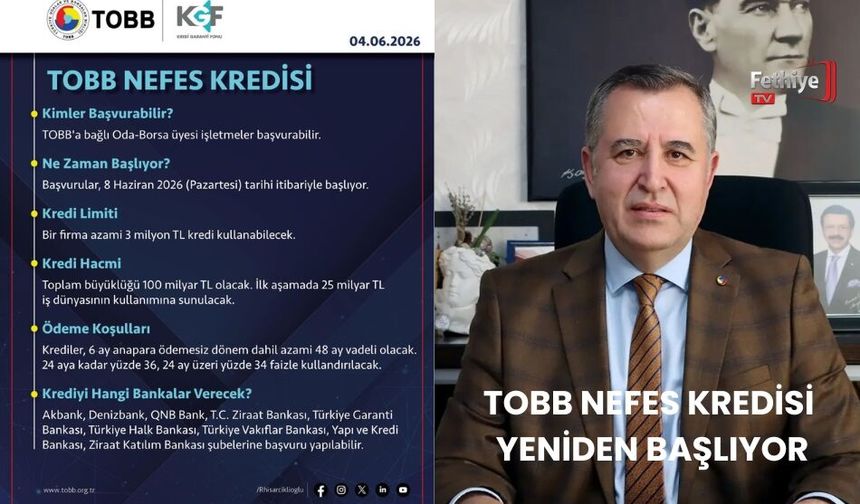 TOBB Nefes Kredisi Yeniden Başlıyor