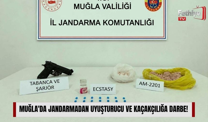 Muğla'da Jandarmadan Uyuşturucu ve Kaçakçılığa Darbe! 3 Tutuklama