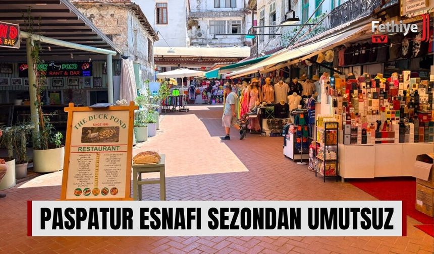 Paspatur Esnafı Sezondan Umutsuz