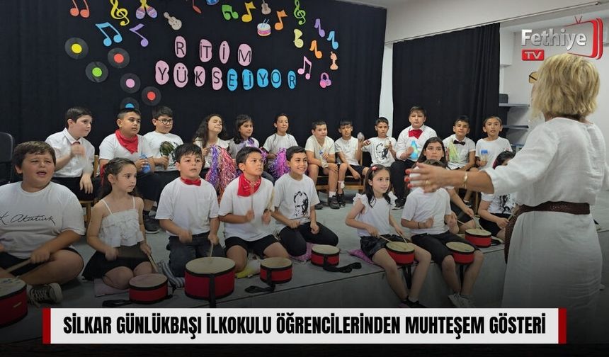Silkar Günlükbaşı İlkokulu Öğrencilerinden Muhteşem Gösteri