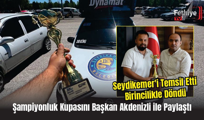 Şampiyonluk Kupasını Başkan Akdenizli ile Paylaştı