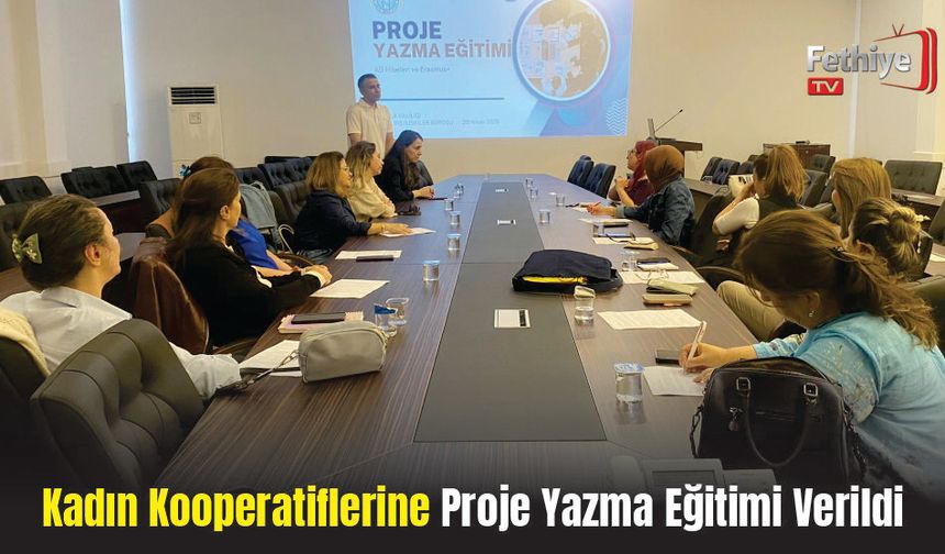 Kadın Kooperatiflerine Proje Yazma Eğitimi Verildi