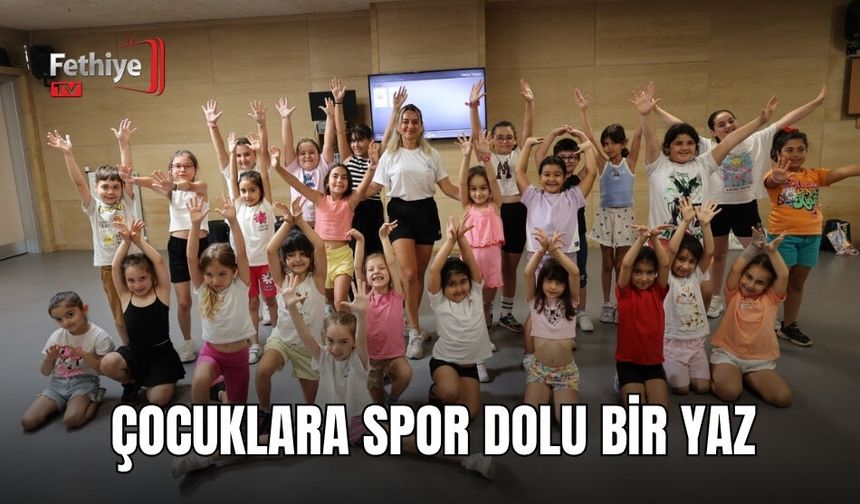 Çocuklara Spor Dolu Bir Yaz