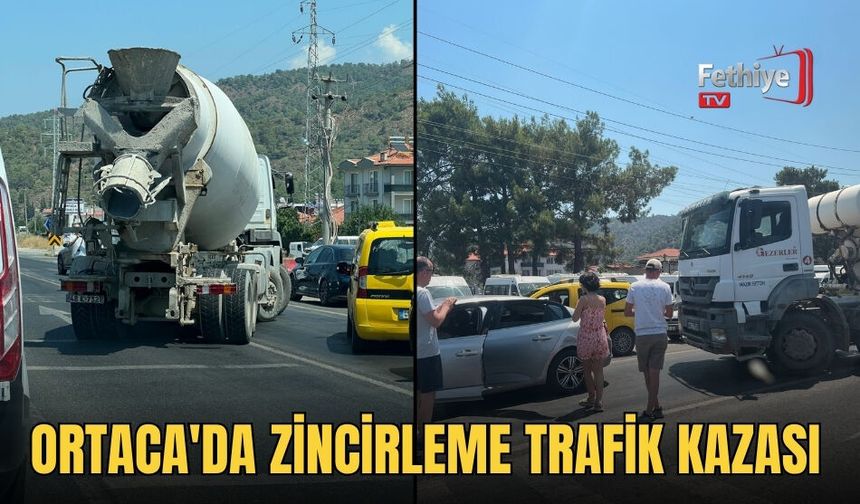 Ortaca'da Zincirleme Trafik Kazası
