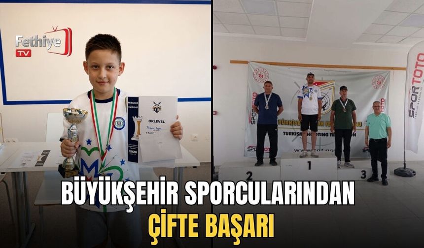 Büyükşehir Sporcularından Çifte Başarı