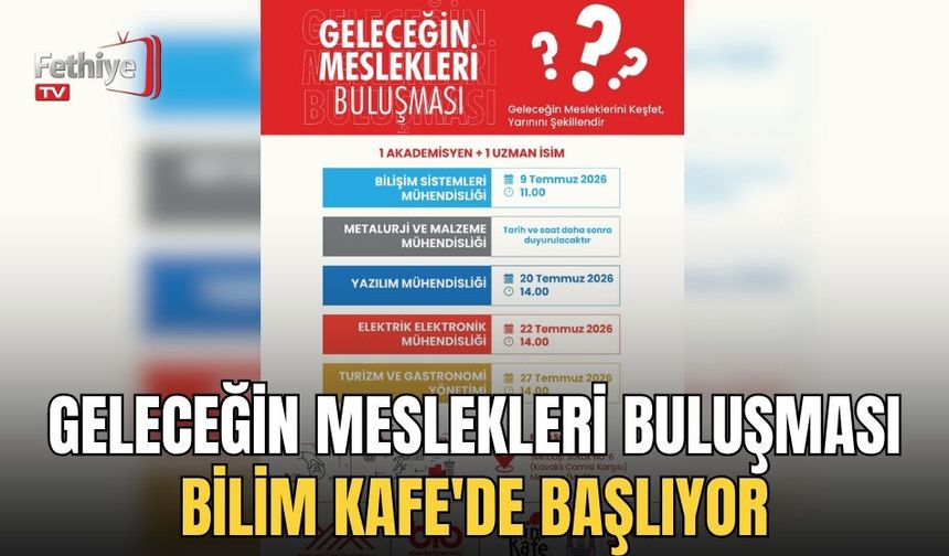 Geleceğin Meslekleri Buluşması Bilim Kafe'de Başlıyor