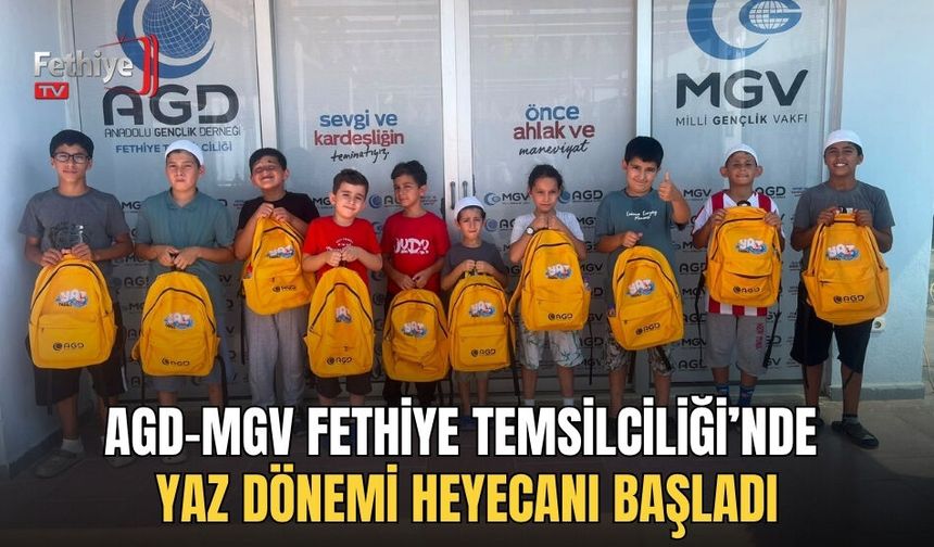 AGD-MGV Fethiye Temsilciliği’nde Yaz Dönemi Heyecanı Başladı: Gençler Hem Öğreniyor Hem Eğleniyor!