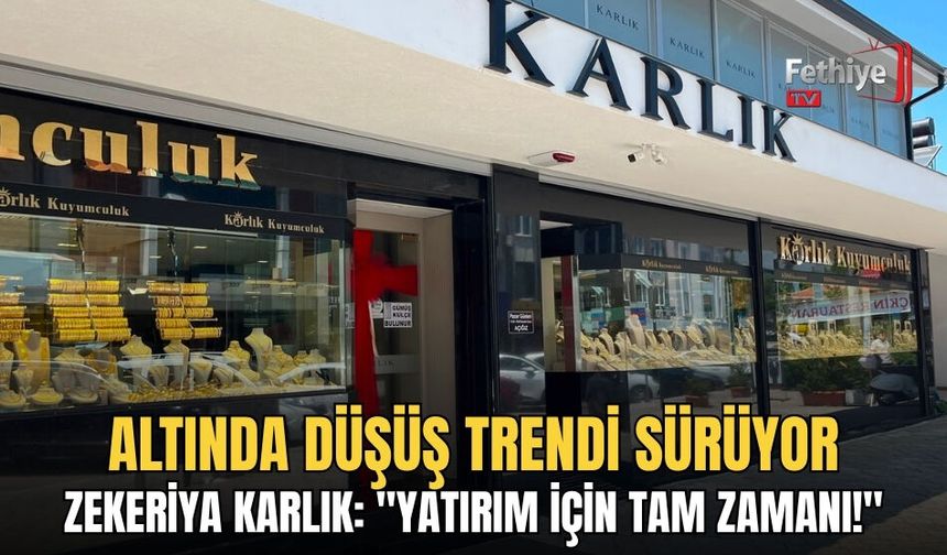 Altında Düşüş Trendi Sürüyor