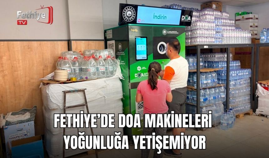Fethiye’de Doa Makineleri Yoğunluğa Yetişemiyor
