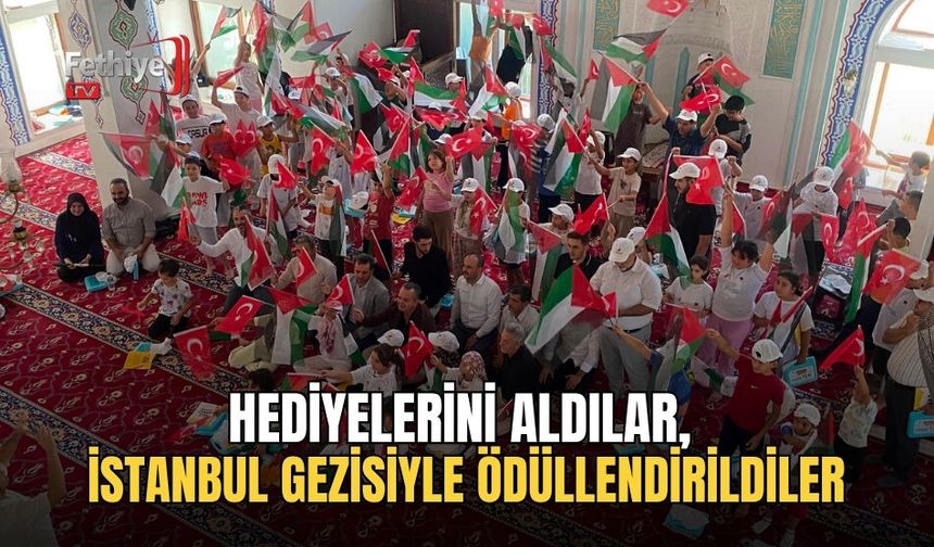 Hediyelerini Aldılar, İstanbul Gezisiyle Ödüllendirildiler