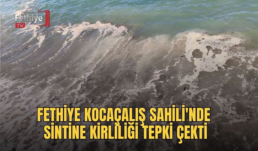 Fethiye Kocaçalış Sahili'nde Sintine Kirliliği Tepki Çekti