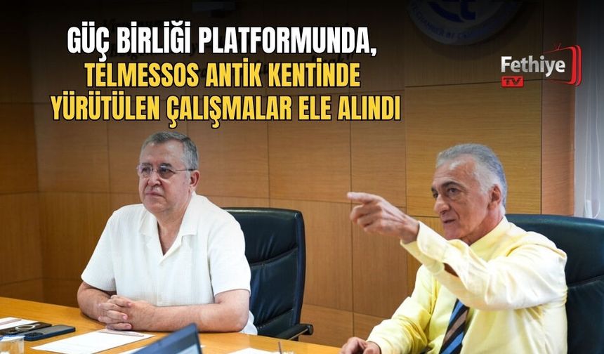 Güç Birliği Platformunda, Telmessos Antik Kentinde Yürütülen Çalışmalar Ele Alındı