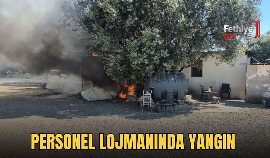 Personel Lojmanında Yangın