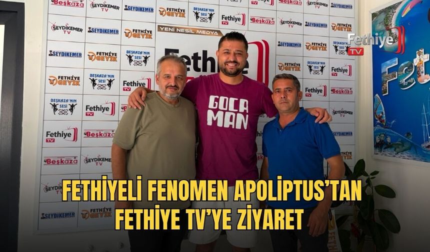 Fethiyeli Fenomen Apoliptus’tan Fethiye TV’ye Ziyaret