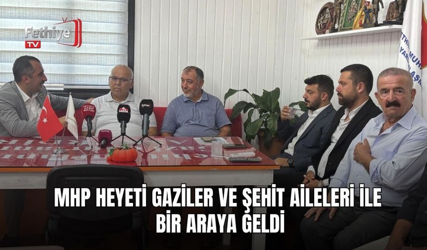 MHP Heyeti Gaziler Ve Şehit Aileleri İle Bir Araya Geldi