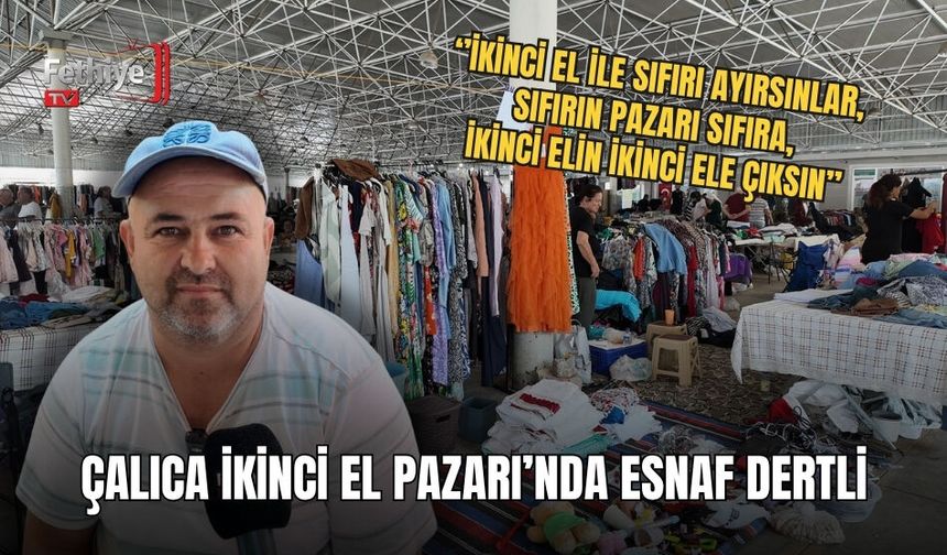 Çalıca İkinci El Pazarı’nda Esnaf Dertli