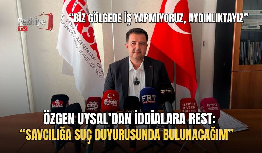 Özgen Uysal’dan İddialara Rest: “Savcılığa Suç Duyurusunda Bulunacağım”