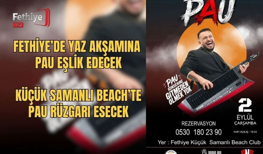 Küçük Samanlı Beach’te PAU Rüzgarı Esecek