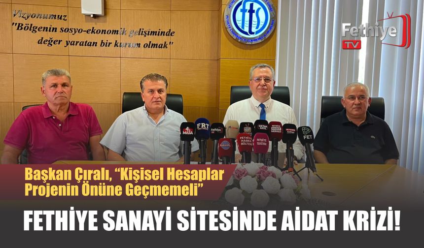 Fethiye Sanayi Sitesinde Aidat Krizi!