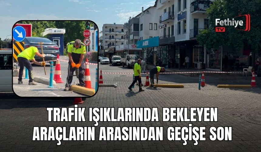 Trafik Işıklarında Bekleyen Araçların Arasından Geçişe Son