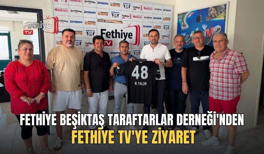 Fethiye Beşiktaş Taraftarlar Derneği'nden Fethiye TV'ye Ziyaret