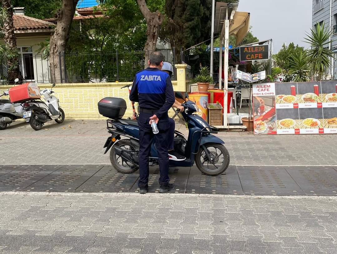 Fethiye'de Trafiğe Kapalı Alanlarda Motosiklet Denetimi Yapıldı (4)