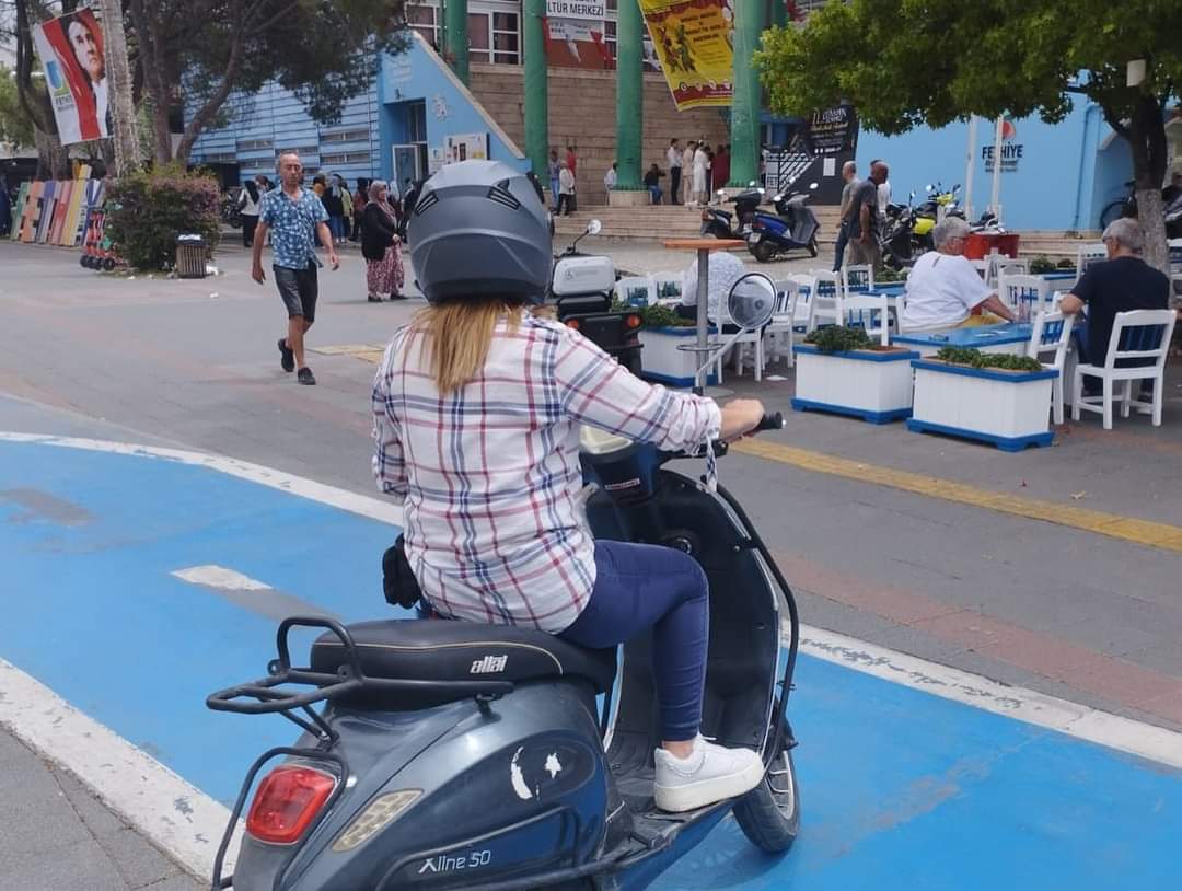 Fethiye'de Trafiğe Kapalı Alanlarda Motosiklet Denetimi Yapıldı (6)