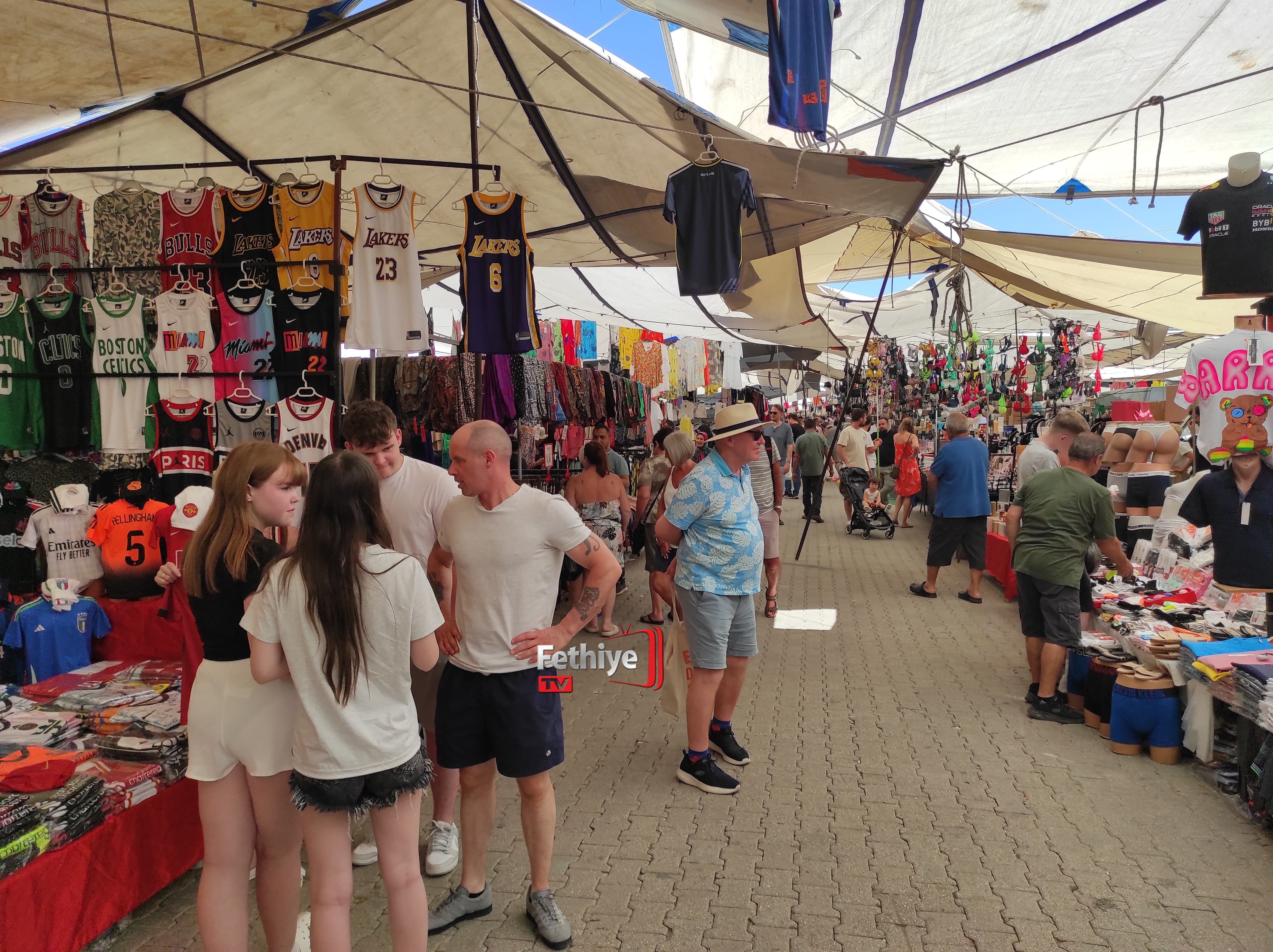 Fethiye Salı Pazarına Yabancı Turist Akını! (7)