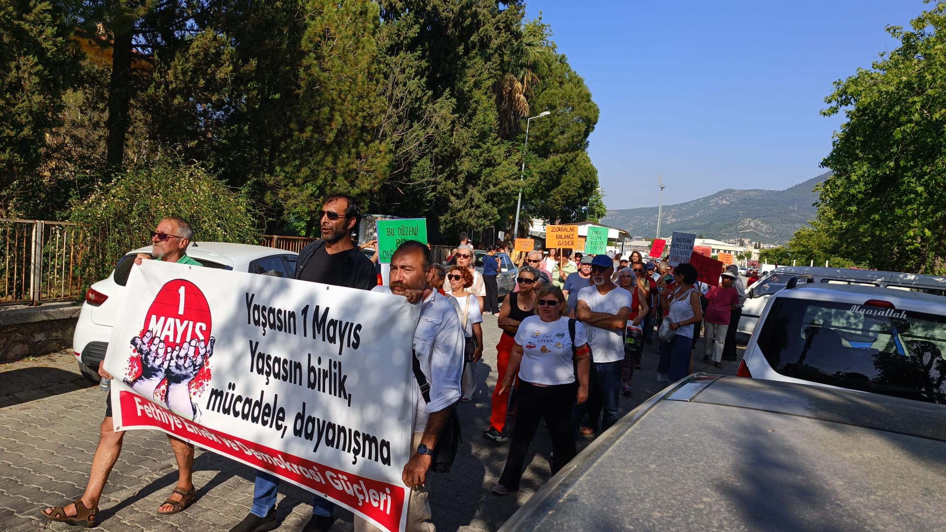 Fethiye’de 1 Mayıs Yürüyüşü Olaysız Geçti (6)