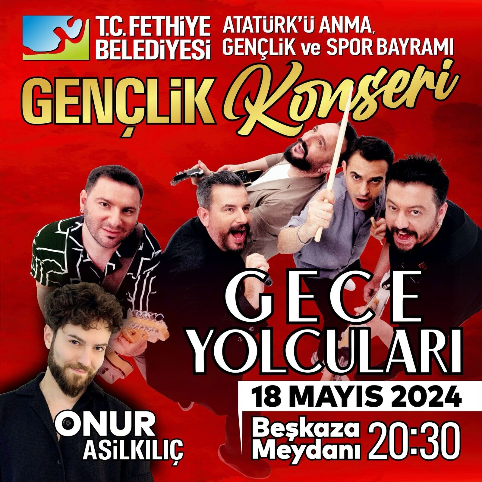 Gece Yolcuları 18 Mayıs'ta Beşkaza Meydanı’nda