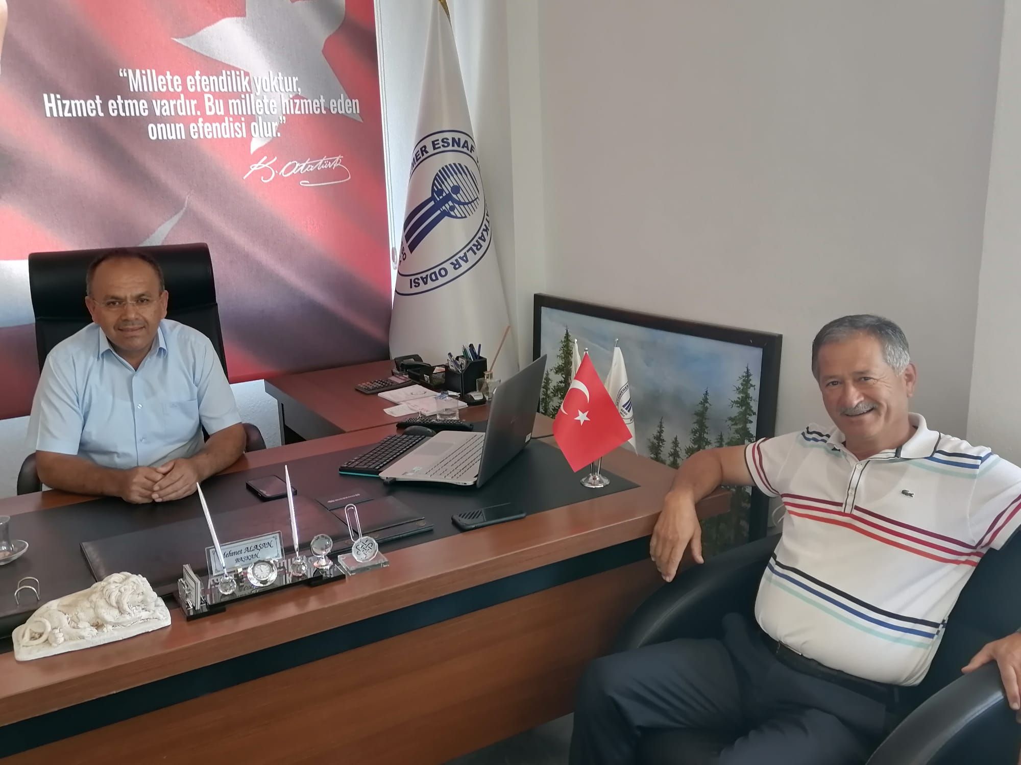 Başkan Soydemir’den, Seydikemer Esnaf Başkanı’na Ziyaret (2)